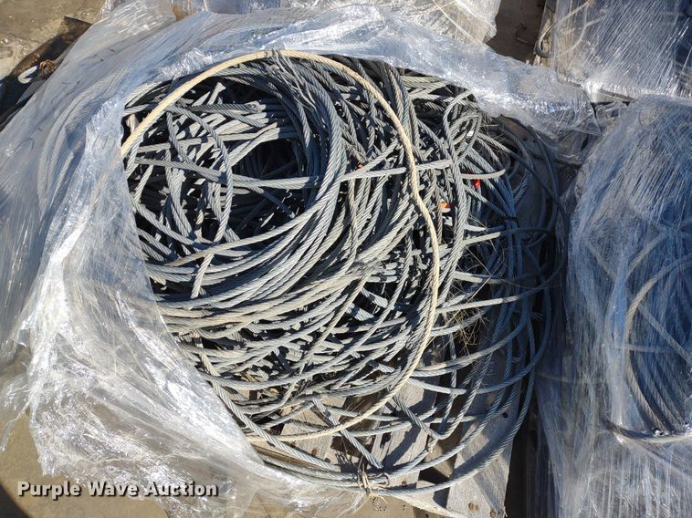 image for item DQ1637 (4) pallets of 3/8" diameter cable