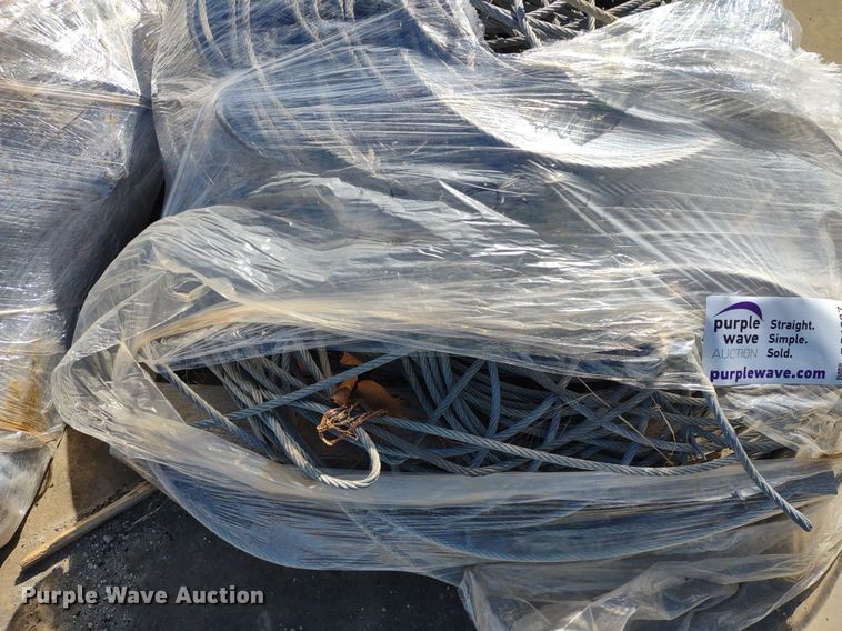 image for item DQ1637 (4) pallets of 3/8" diameter cable