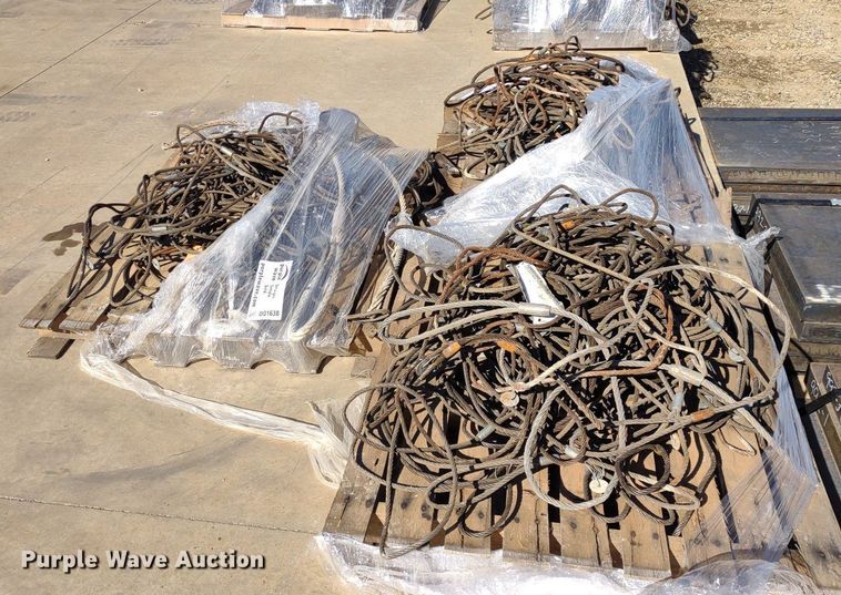image for item DQ1638 (3) pallets of cable slings