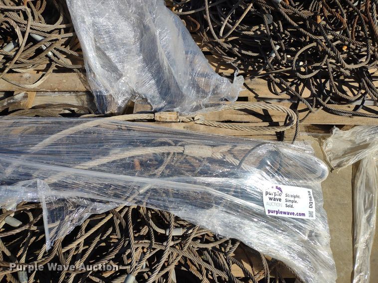 image for item DQ1638 (3) pallets of cable slings