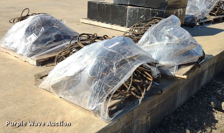 image for item DQ1639 (3) pallets of cable slings