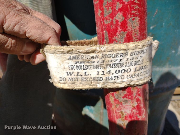 image for item DQ1641 American Riggers Supply SWG800  two leg poly bridle