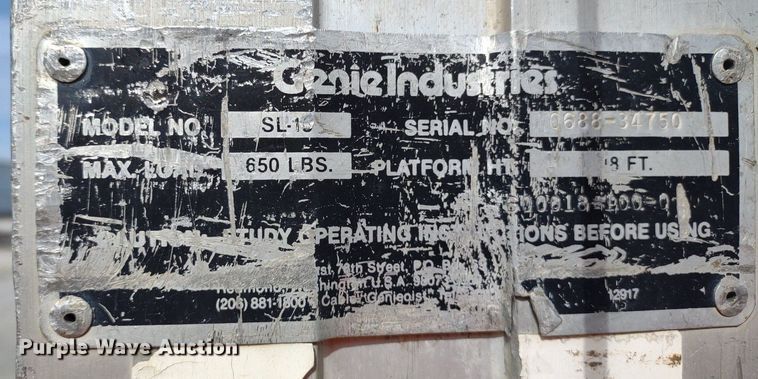 image for item DQ1678 (2) lifts