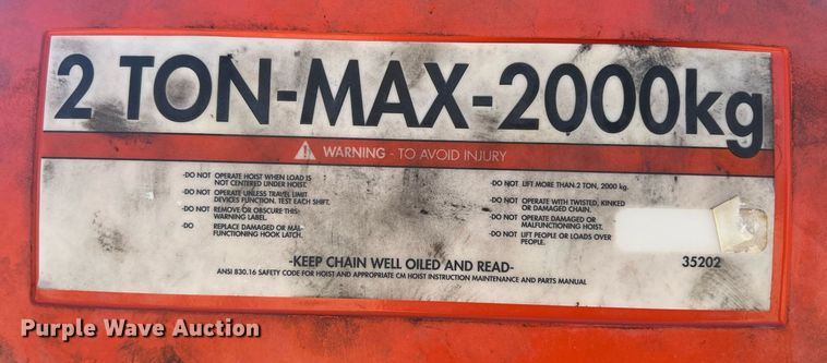 image for item DR4562 Abell-Howe  jib crane