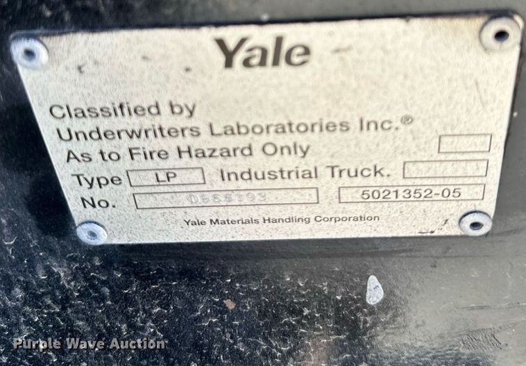 image for item DR5191 Yale  forklift