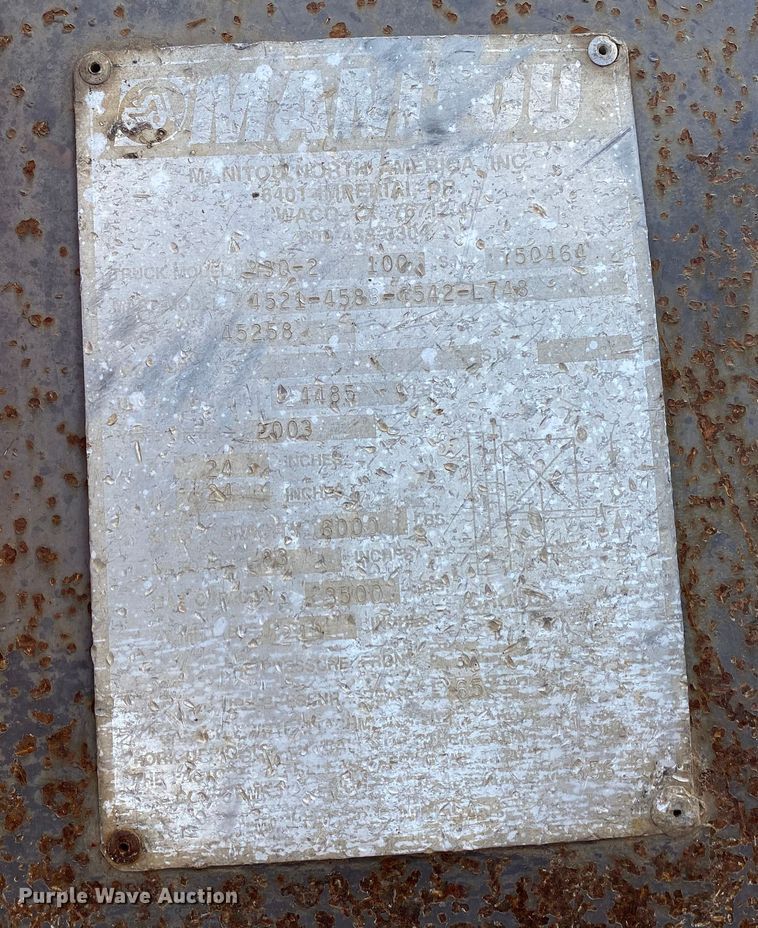 image for item KB9487 2003 Manitou M30-2  forklift