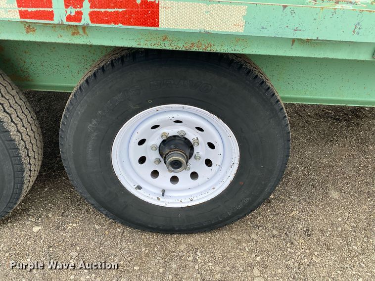 image for item KB9509 2008 Circle D 21GNFBBT  equipment trailer