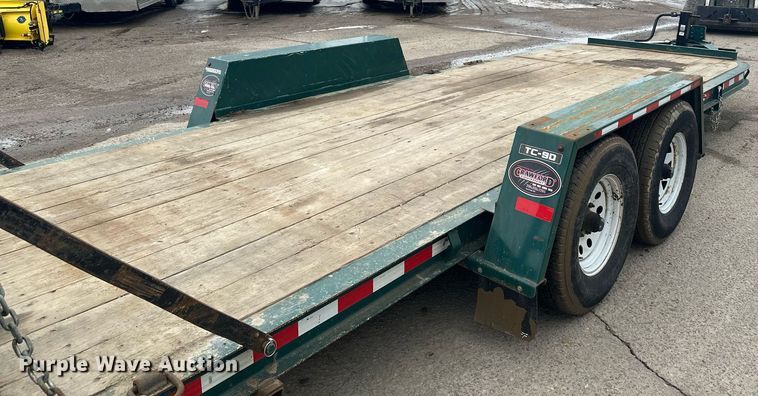 image for item KU9903 2018 Towmaster TC12D  equipment trailer
