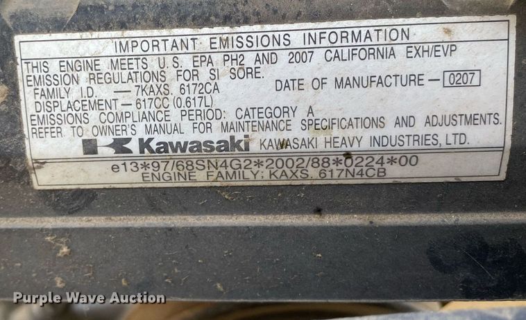 image for item KV9565 John Deere 2500B  reel mower