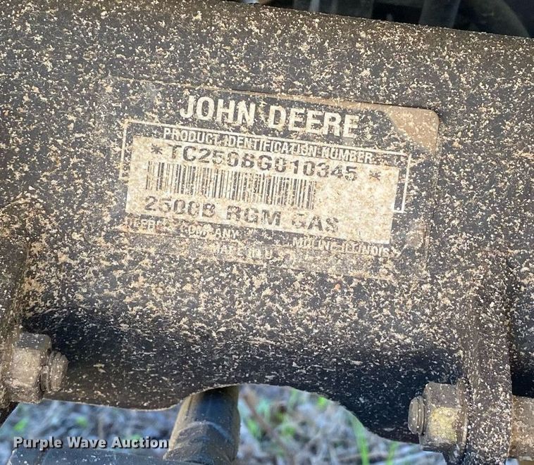 image for item KV9565 John Deere 2500B  reel mower