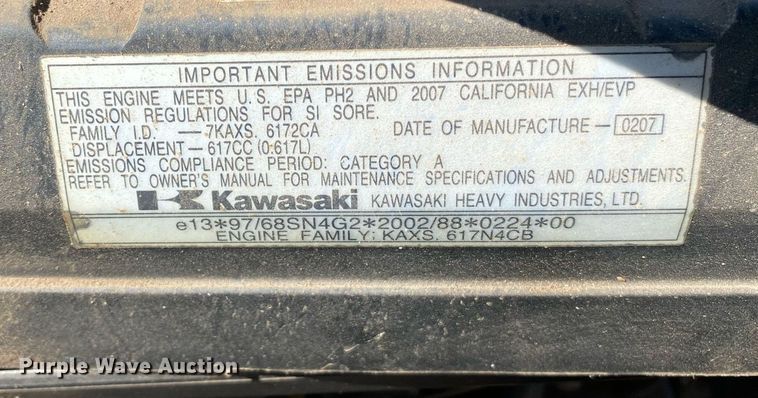 image for item KV9567 John Deere 2500B  reel mower