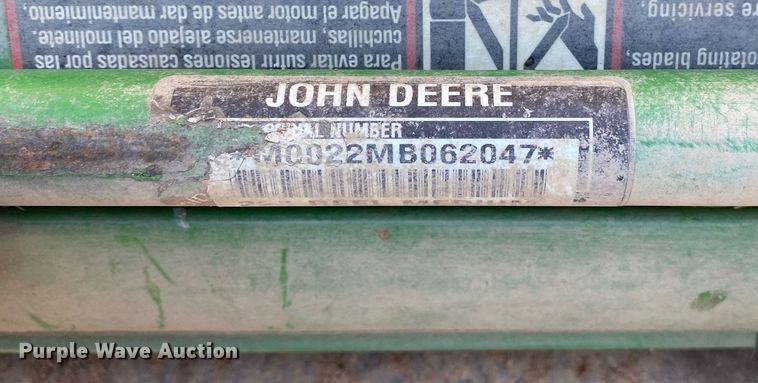 image for item KV9567 John Deere 2500B  reel mower