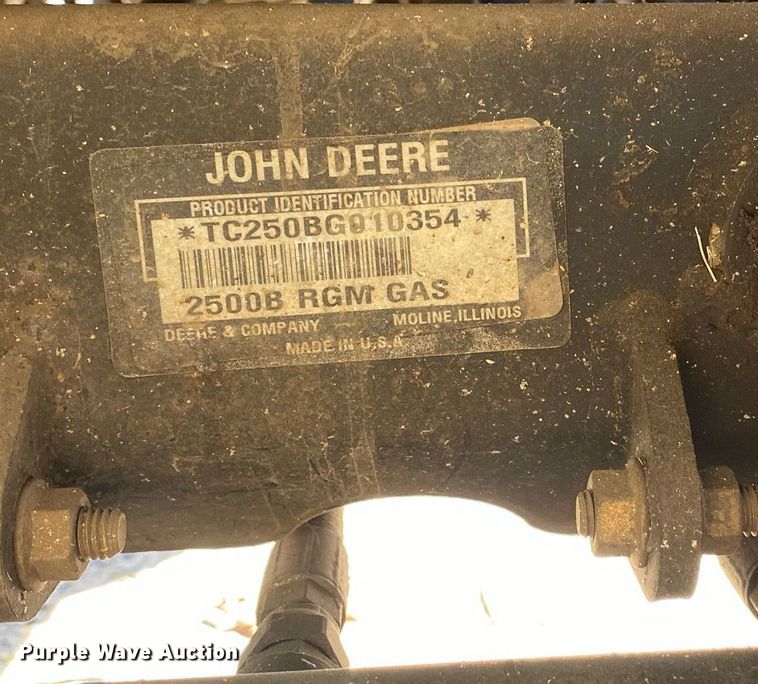 image for item KV9567 John Deere 2500B  reel mower