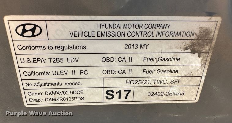image for item KX9184 2013 Hyundai Elantra