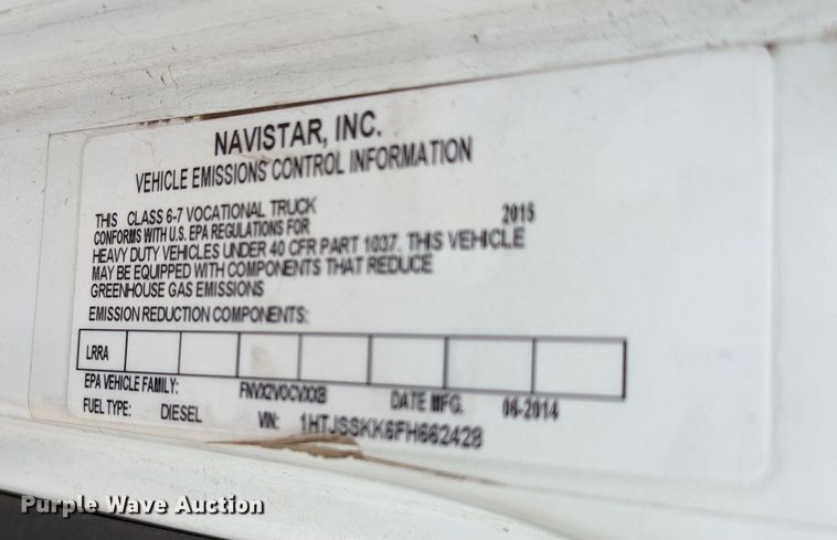 image for item LF9691 2015 International TerraStar  box truck