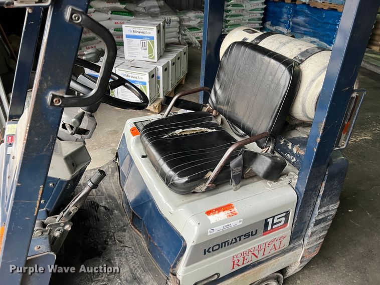 image for item LI9569 Komatsu FG15ST-15  forklift