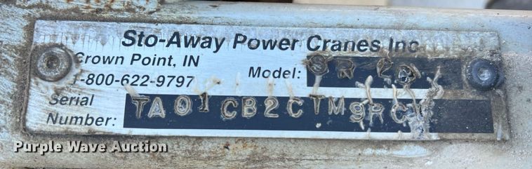 image for item LI9605 Sto-Away Power Cranes Inc. SR2C1  crane