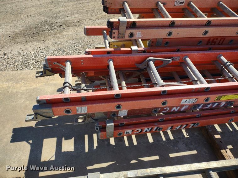 image for item LL9037 (10) extension ladders