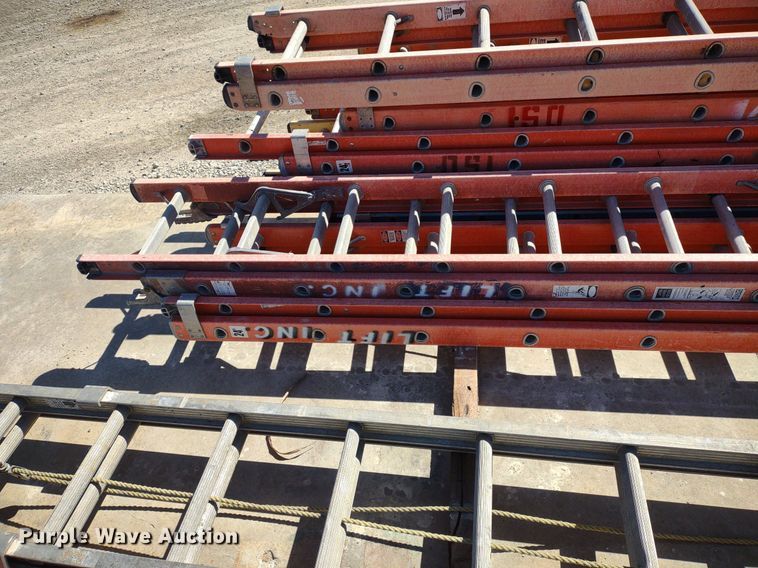 image for item LL9037 (10) extension ladders