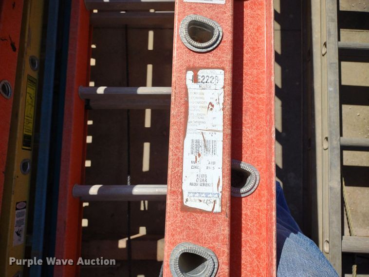 image for item LL9037 (10) extension ladders