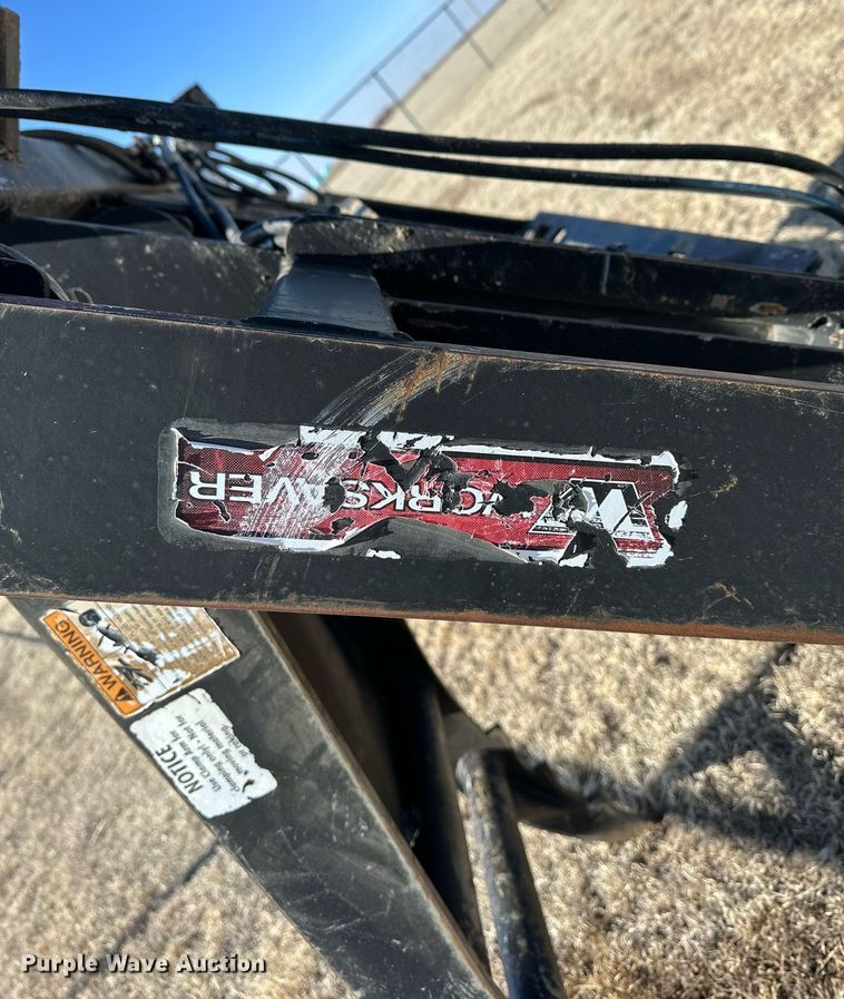 image for item LN9386 WorkSaver  76"W skid steer grapple bucket