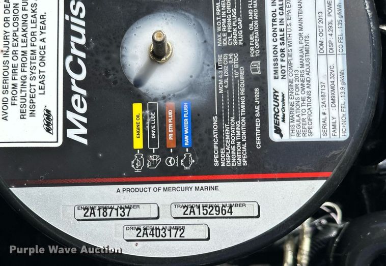 image for item LN9396 2015 Crownline B19  boat