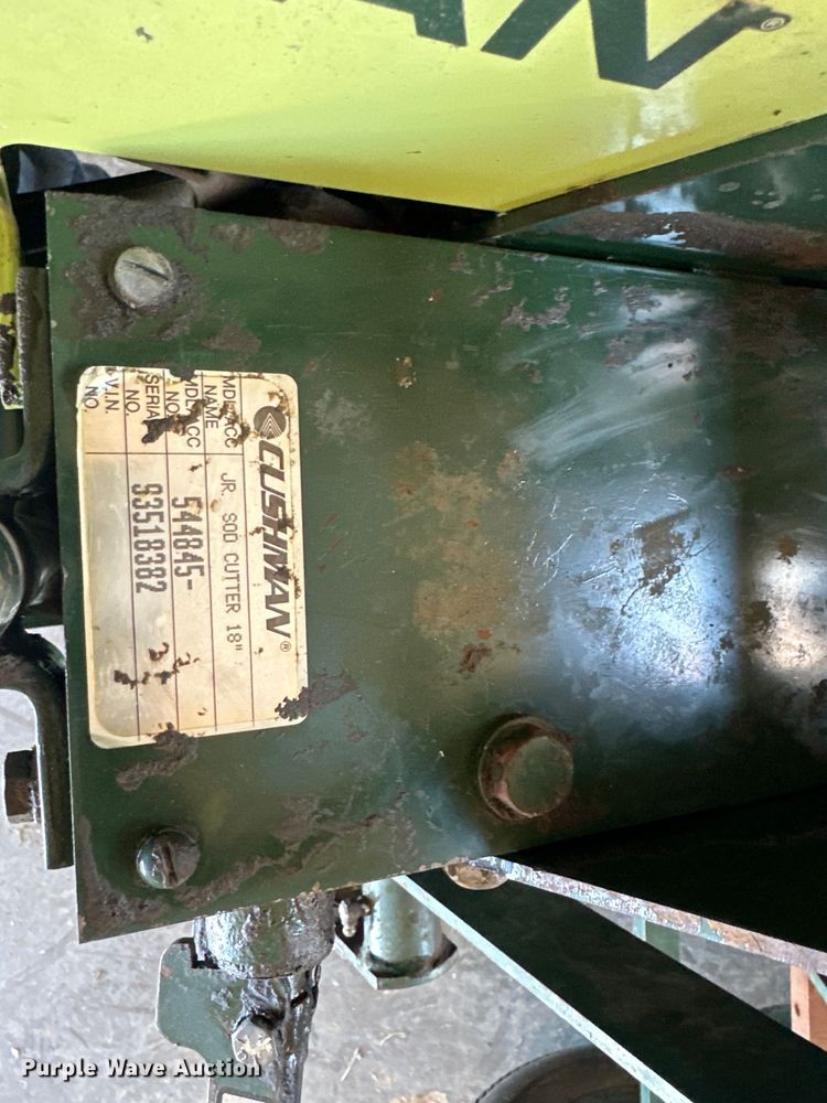 image for item LP9860 Cushman JR sod cutter  sod cutter