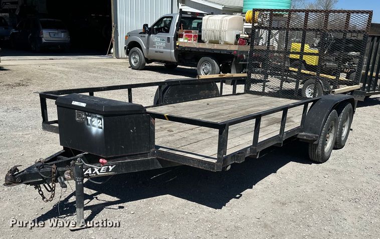 image for item LP9864 2015 Maxey Trailers  utility trailer