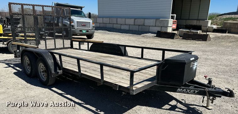 image for item LP9864 2015 Maxey Trailers  utility trailer