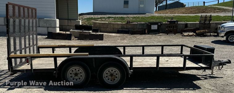 image for item LP9864 2015 Maxey Trailers  utility trailer