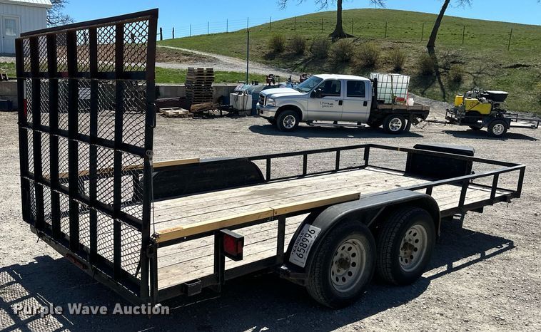 image for item LP9864 2015 Maxey Trailers  utility trailer