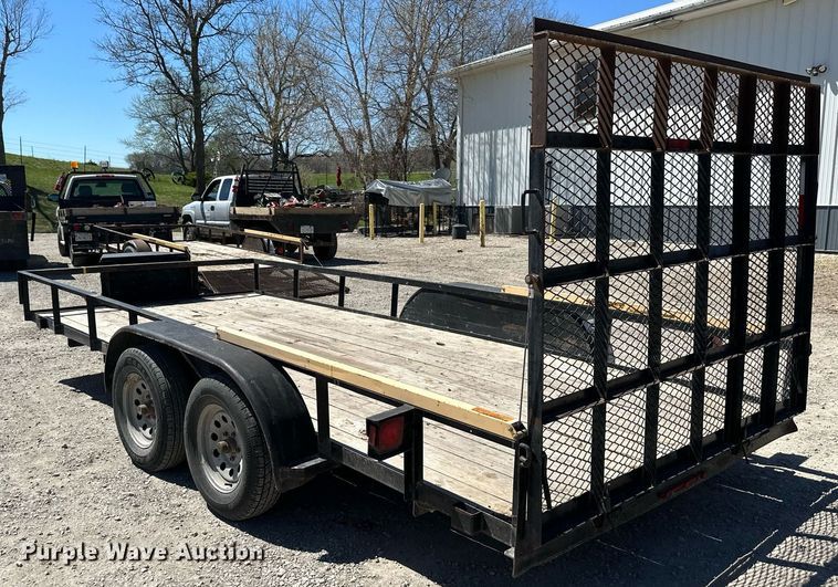 image for item LP9864 2015 Maxey Trailers  utility trailer