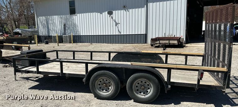 image for item LP9864 2015 Maxey Trailers  utility trailer
