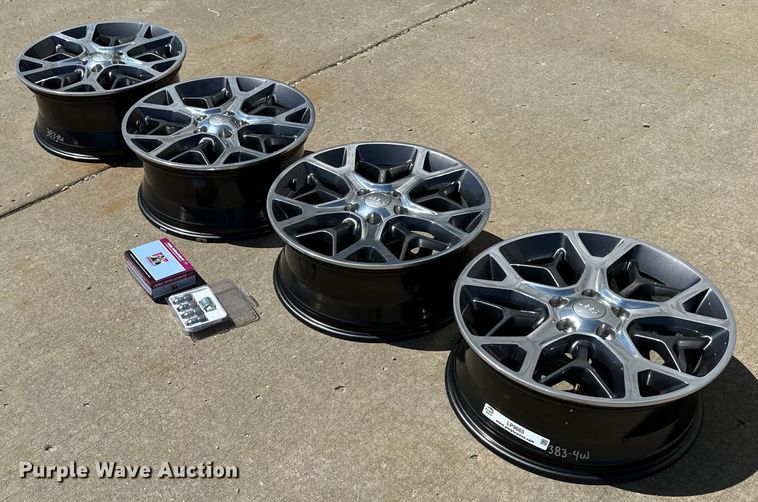 image for item LP9865 (4) five lug wheels