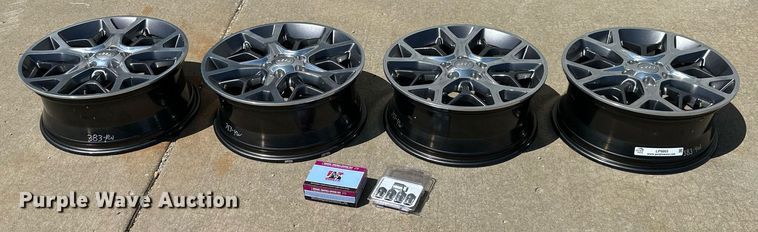 image for item LP9865 (4) five lug wheels