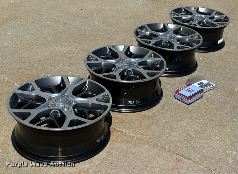 image for item LP9865 (4) five lug wheels