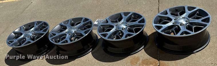 image for item LP9865 (4) five lug wheels