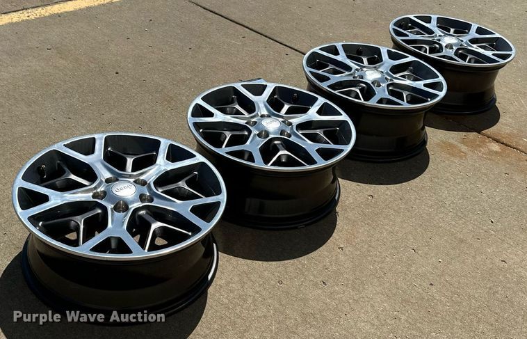 image for item LP9865 (4) five lug wheels