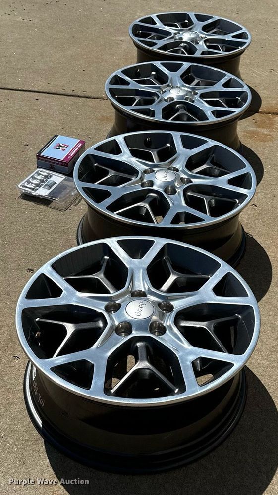 image for item LP9865 (4) five lug wheels