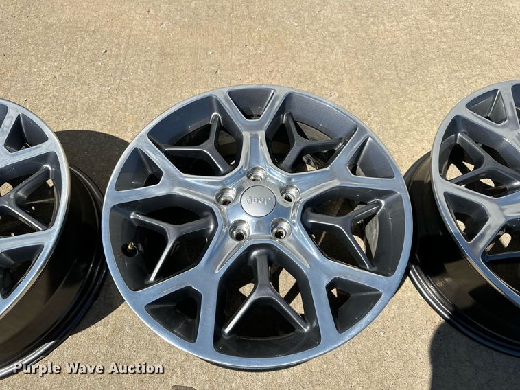 image for item LP9865 (4) five lug wheels