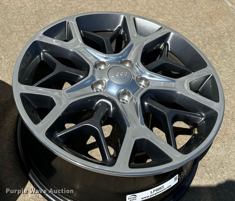 image for item LP9865 (4) five lug wheels