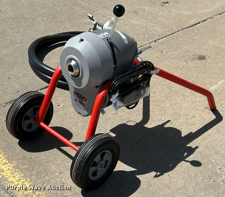 image for item LP9866 Ridgid K1500  drain cleaning machine