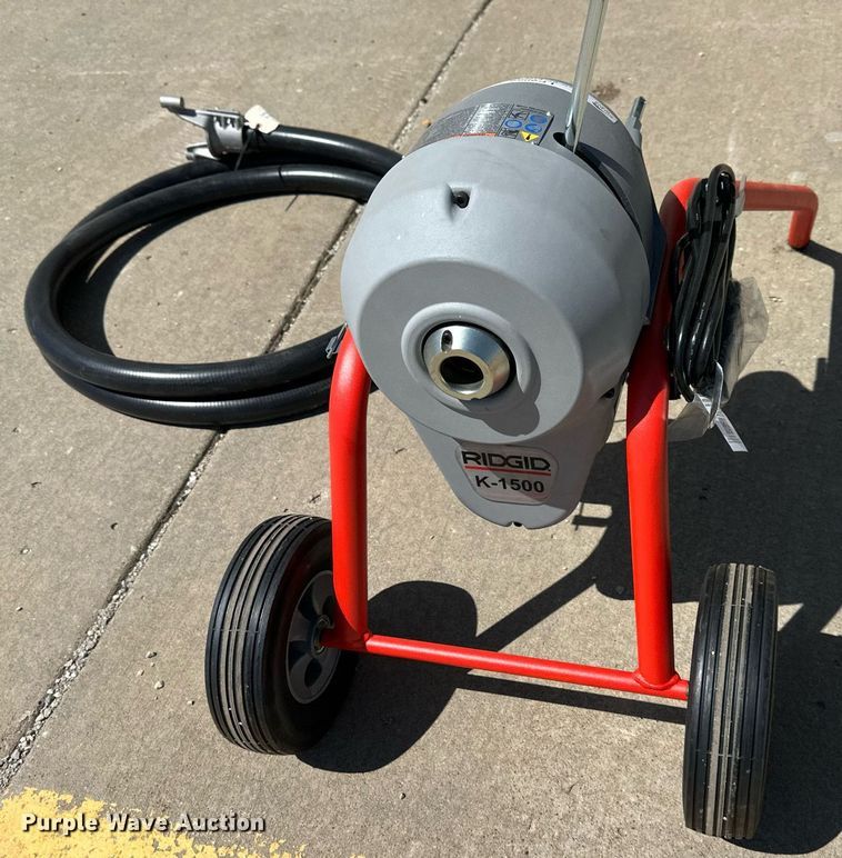 image for item LP9866 Ridgid K1500  drain cleaning machine