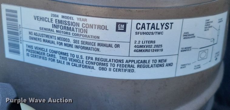 image for item LR9219 2004 Pontiac Grand AM