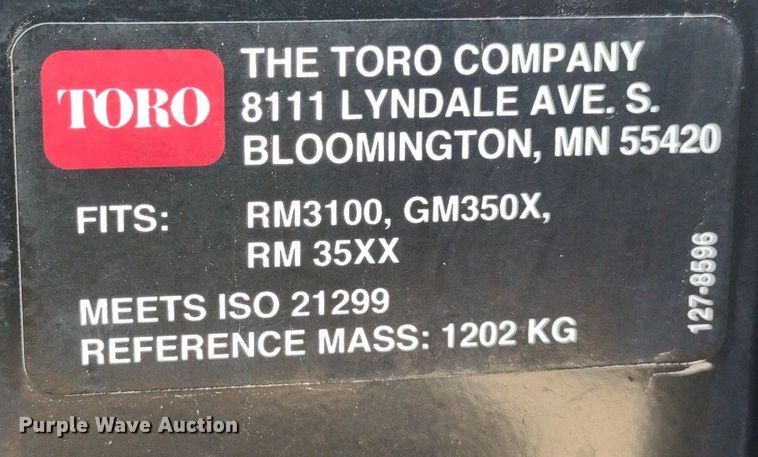 image for item MD9539 Toro Groundsmaster 3500D  lawn mower