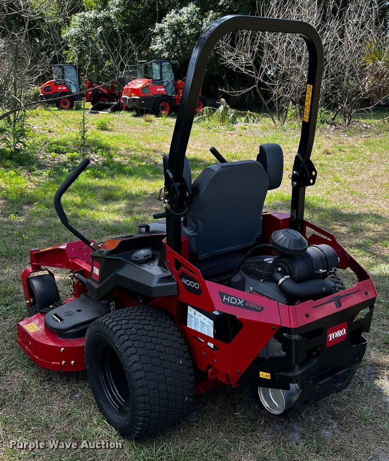 image for item MF9876 2021 Toro Pro HDX 4000  ZTR lawn mower