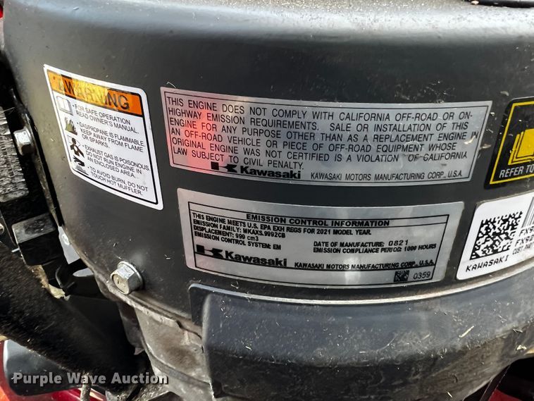 image for item MF9876 2021 Toro Pro HDX 4000  ZTR lawn mower