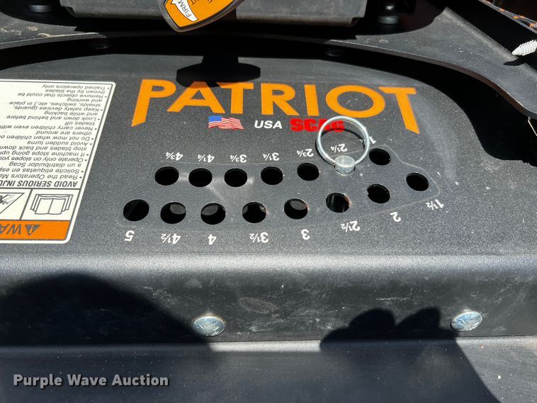 image for item MF9877 2023 Scag Patriot  ZTR lawn mower
