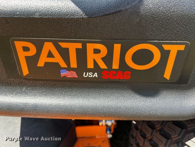 image for item MF9877 2023 Scag Patriot  ZTR lawn mower