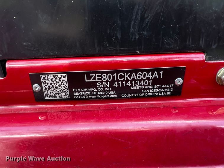 image for item MF9879 2021 Exmark Lazer Z  ZTR lawn mower